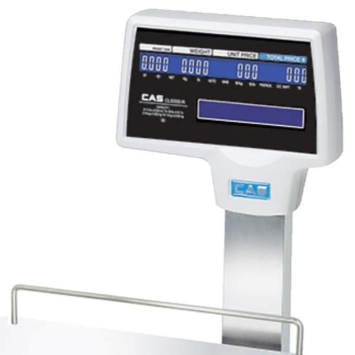 CAS Scale CL5500 60lb Capacity w/Pole Display Built in