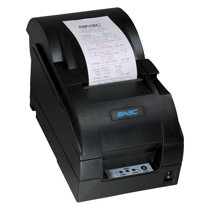 SNBC Printer BTP-M280A BLACK SERIAL - with Auto Cutter and Take-up
