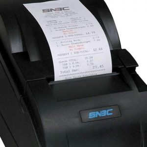 SNBC Printer BTP-M280A BLACK SERIAL – with Auto Cutter and Take-up